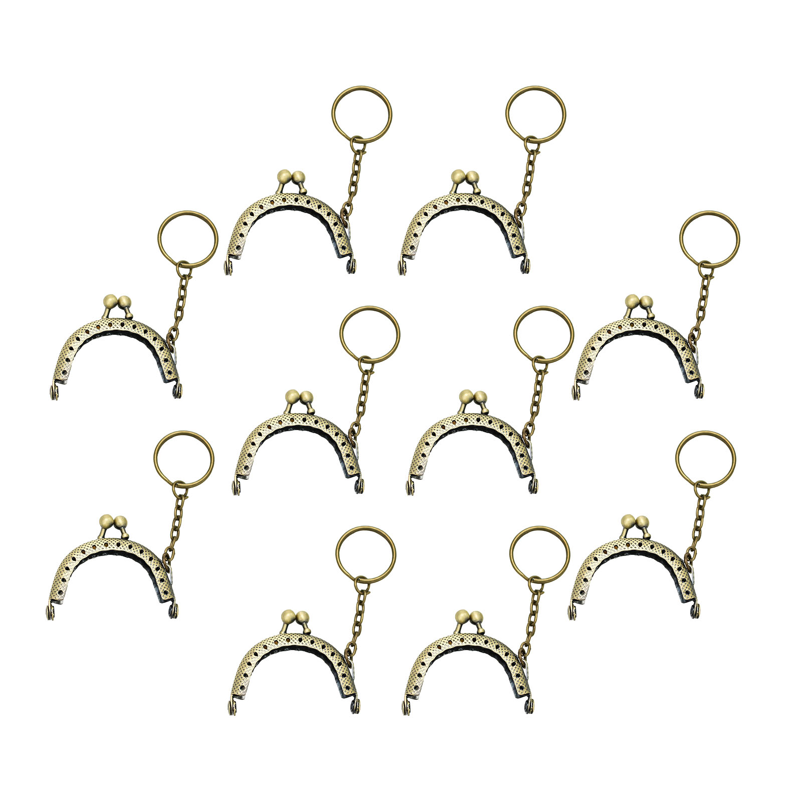 10 Pieces Bag Kiss Clasp Lock  - огляд і ціна Embroidery Wallet