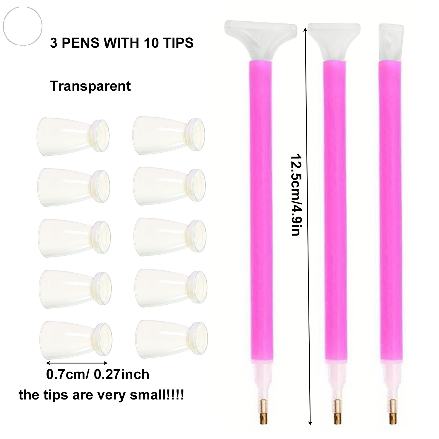 10 Silicone Tips & 3 Pens Diam - огляд і ціна Embroidery Uae