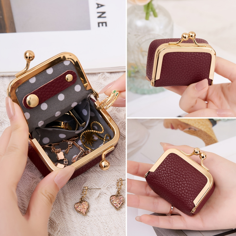 Mini Leather Coin Purse – with - огляд і ціна Embroidery Wallet