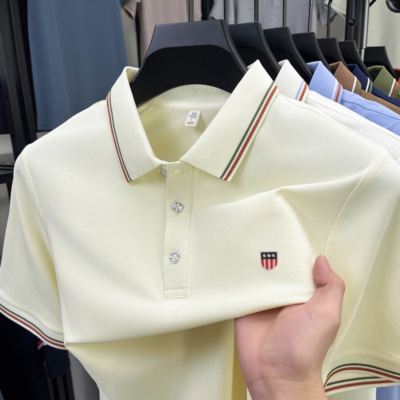 Ice Silk Men's Quick-dry Polo  - огляд і ціна Embroidery Premium