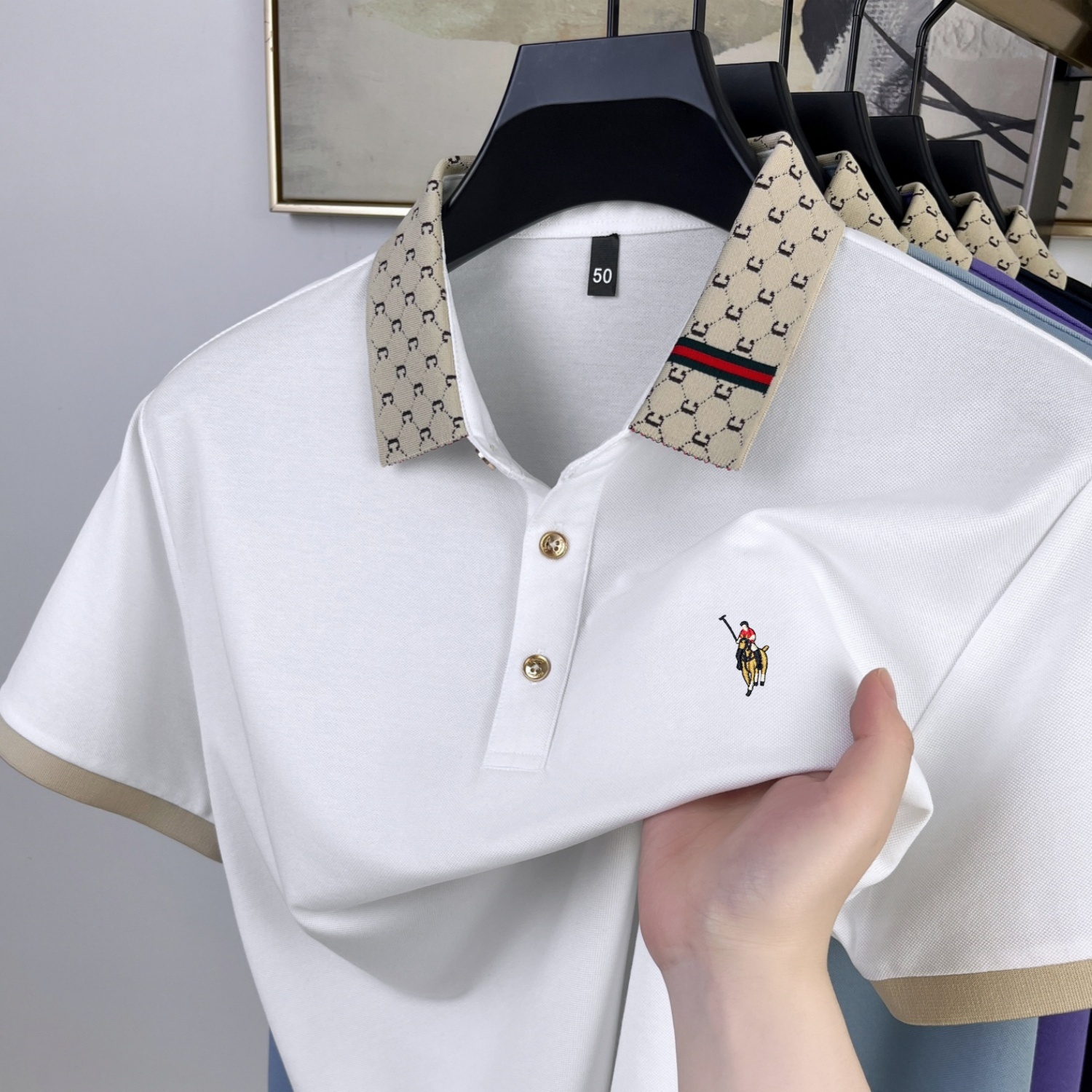 Men's Cotton Quick-dry Summer  - огляд і ціна Embroidery Premium
