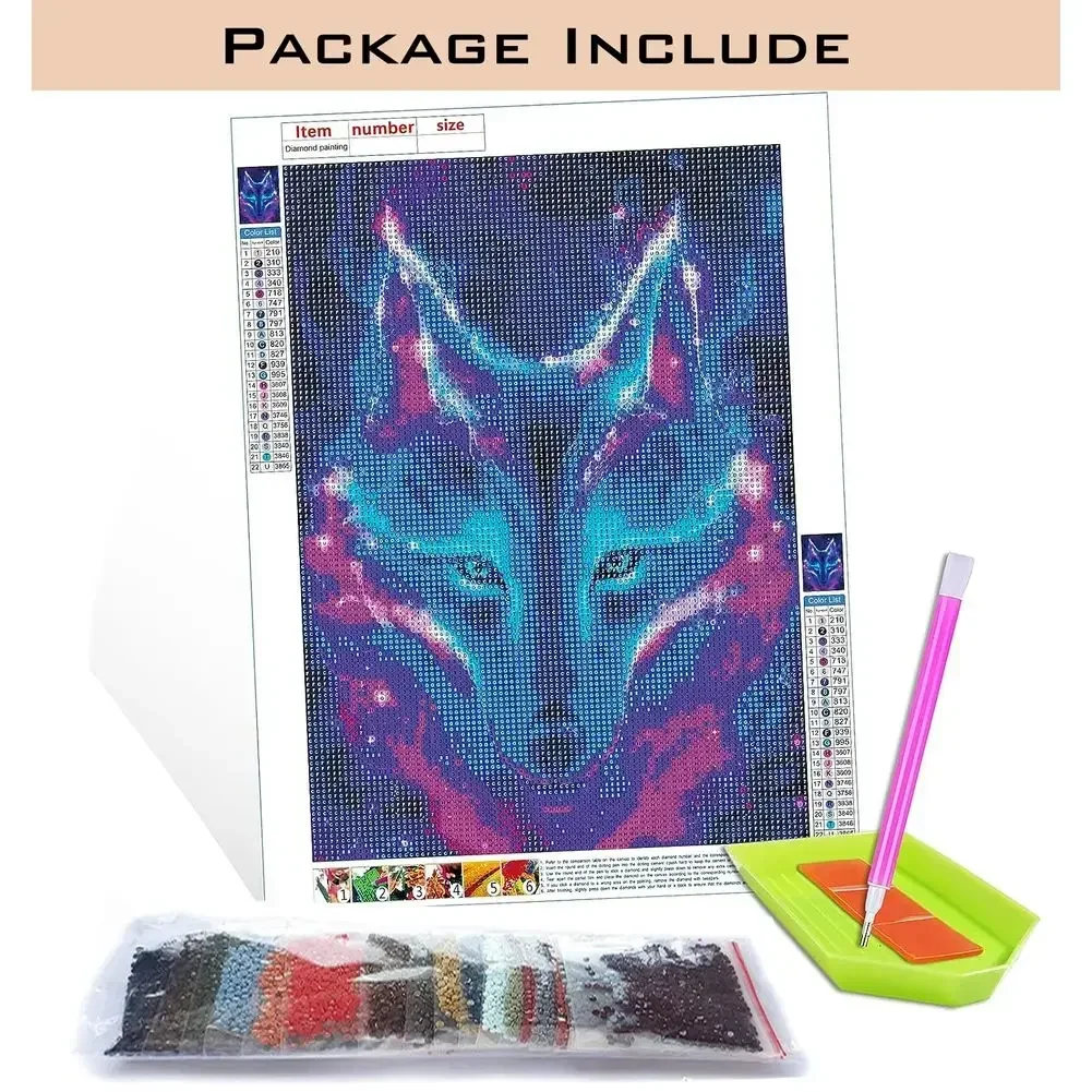 1pc frameless Cross Stitch Dia - огляд і ціна Embroidery Handicraft