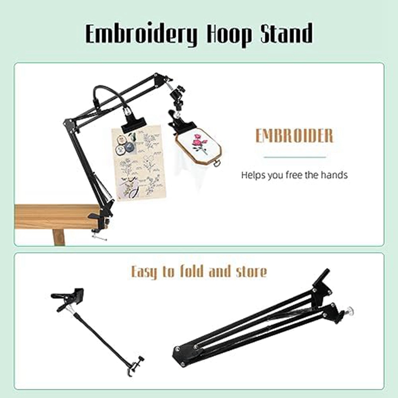 Embroidery Hoop Stand: 360 Adj - огляд і ціна Embroidery Hoop Stand