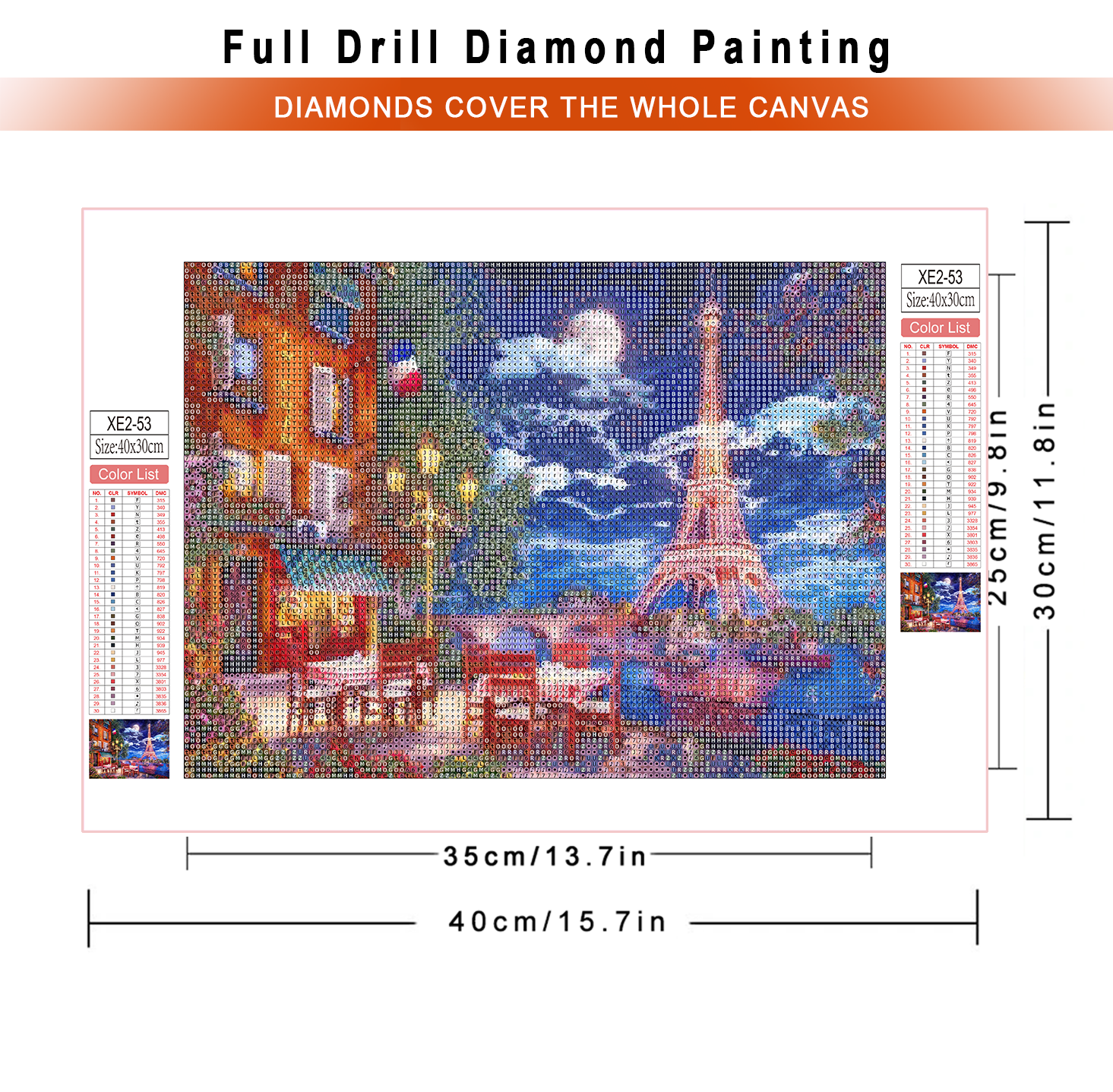 1pc frameless  diamond paintin - огляд і ціна Embroidery Handicraft