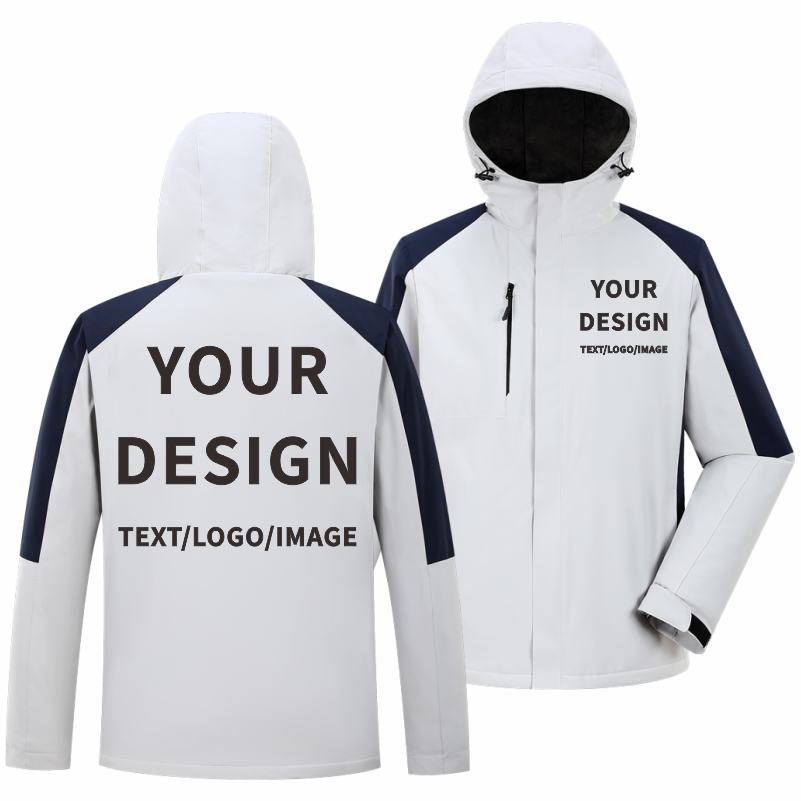 Winter Casual Jacket Custom Co - огляд і ціна Embroidery Design Logo