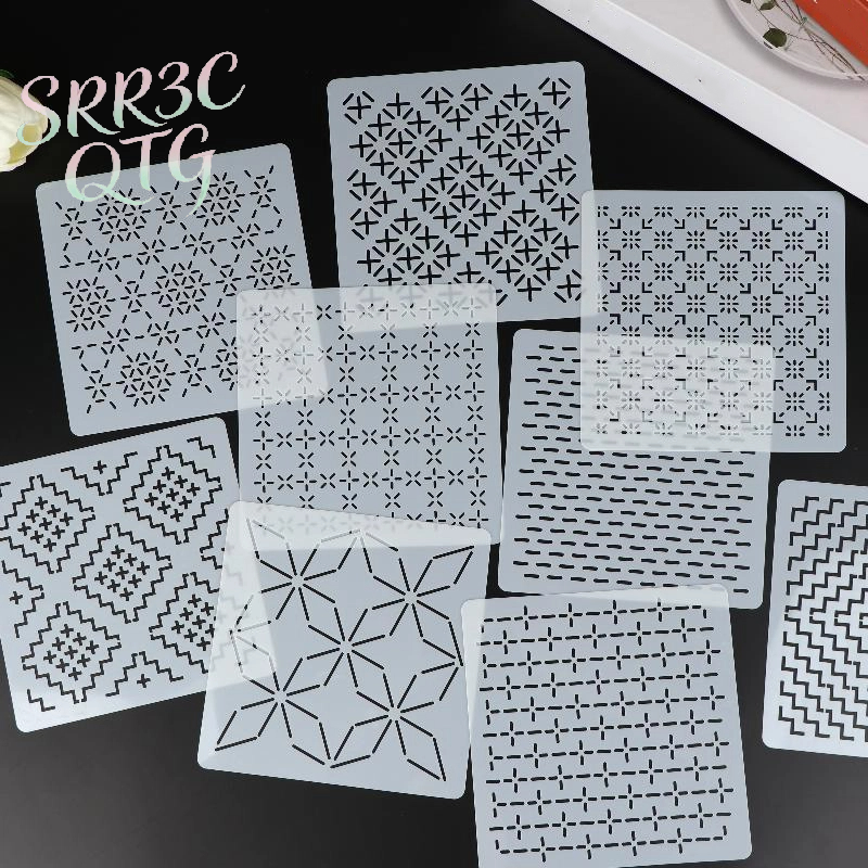 9/32Pcs Sashiko Embroidery Tem - огляд і ціна Embroidery Handicraft
