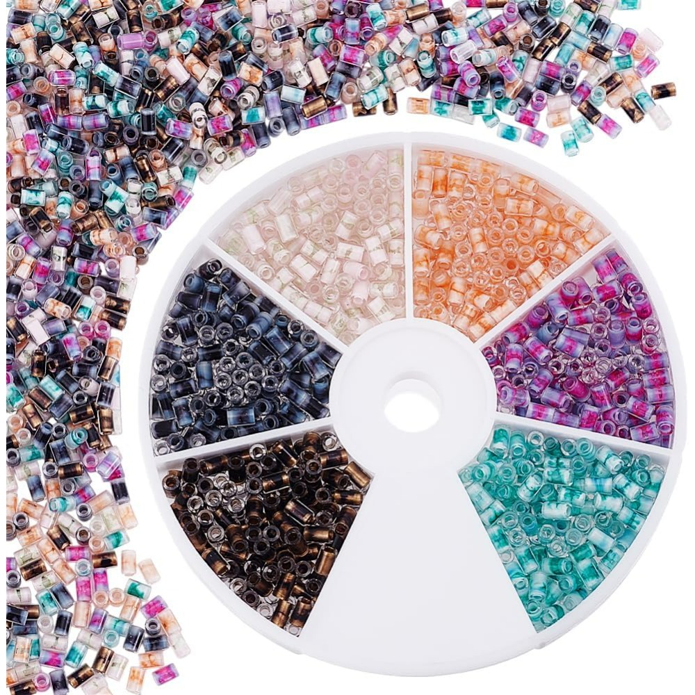 720pcs 6 Colors Tube Beads 24g - огляд і ціна Embroidery Youtube