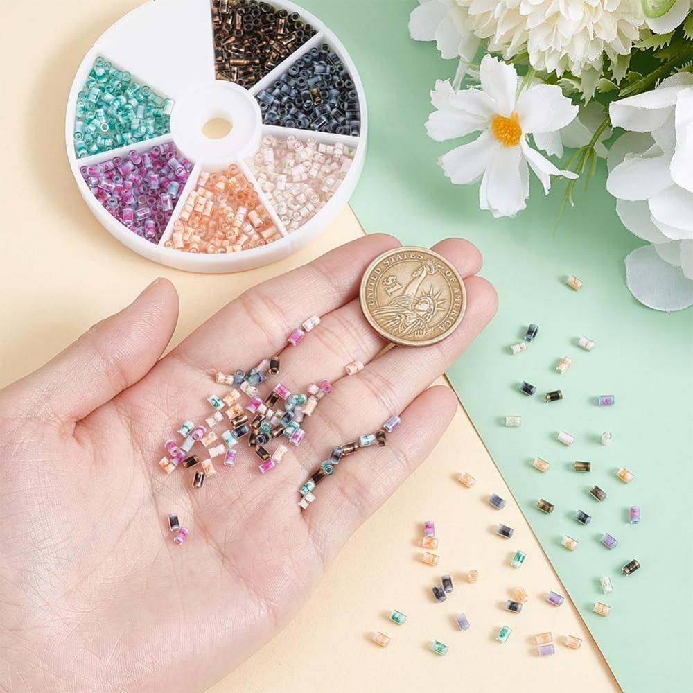 720pcs 6 Colors Tube Beads 24g - огляд і ціна Embroidery Youtube