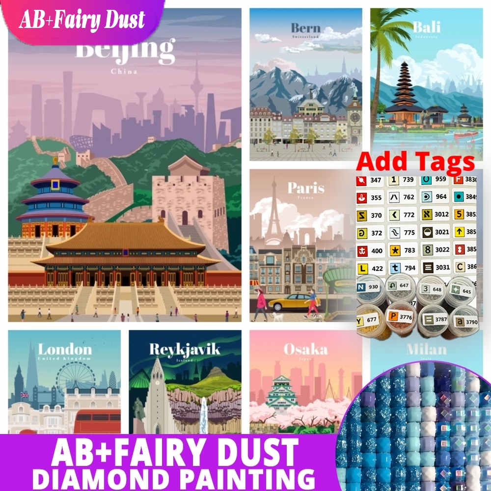 Fairy Dust AB 5d DIY Diamond A - огляд і ціна Embroidery Bali