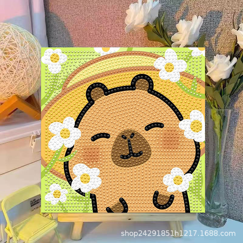 Cartoon Capibala Crystal Diamo - огляд і ціна Embroidery Handicraft