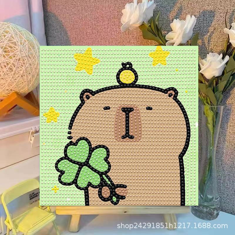Cartoon Capibala Crystal Diamo - огляд і ціна Embroidery Handicraft