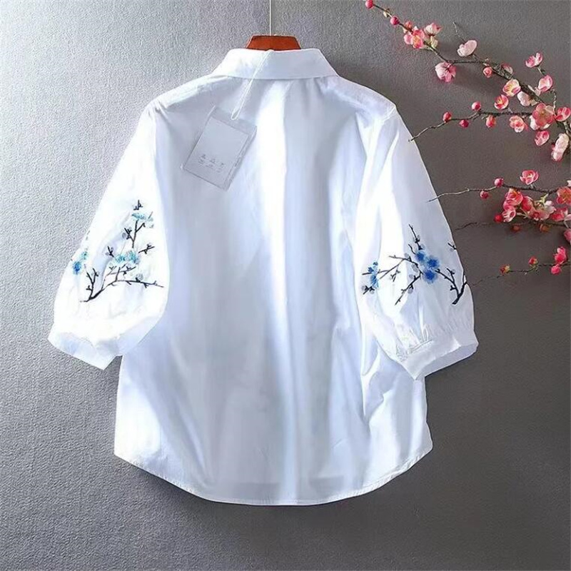 White Embroidered Shirt Women  - огляд і ціна Embroidery Class