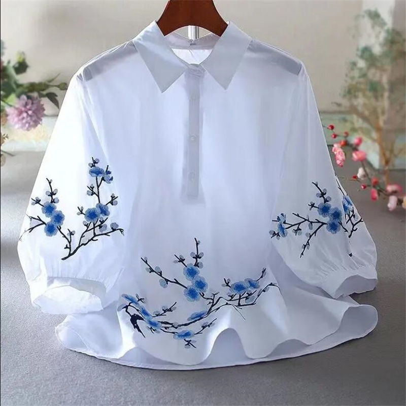 White Embroidered Shirt Women  - огляд і ціна Embroidery Class