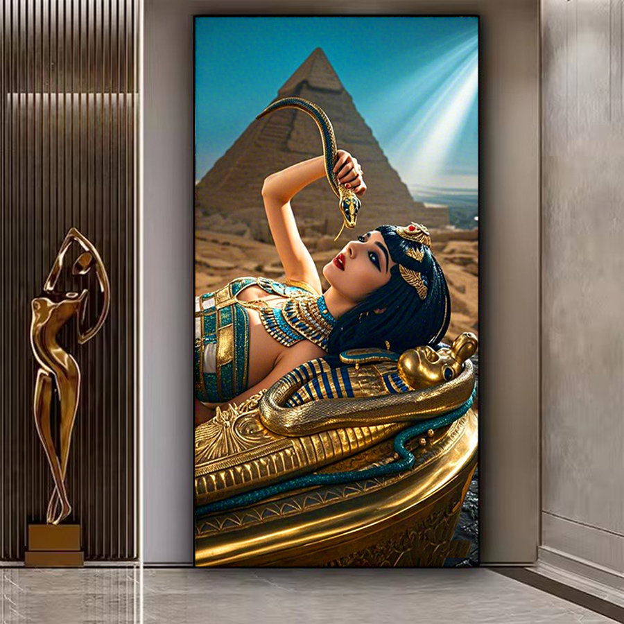 Cleopatra and Pyramid Large Si - огляд і ціна Embroidery In Egypt