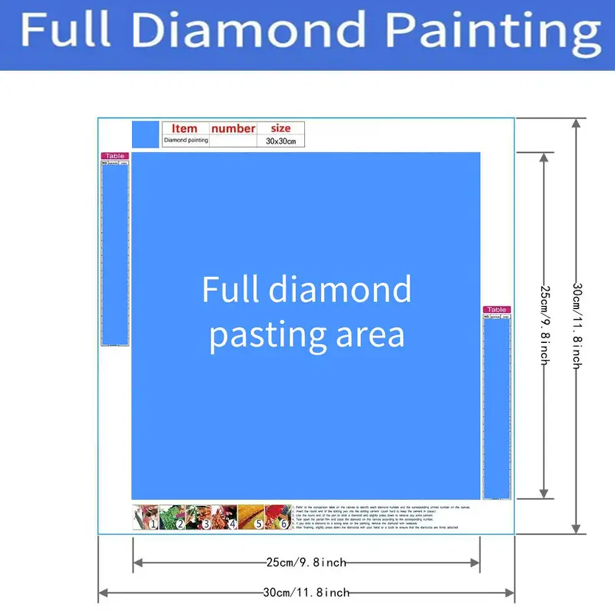 5D Diamond Painting Set, Color - огляд і ціна Embroidery H&M