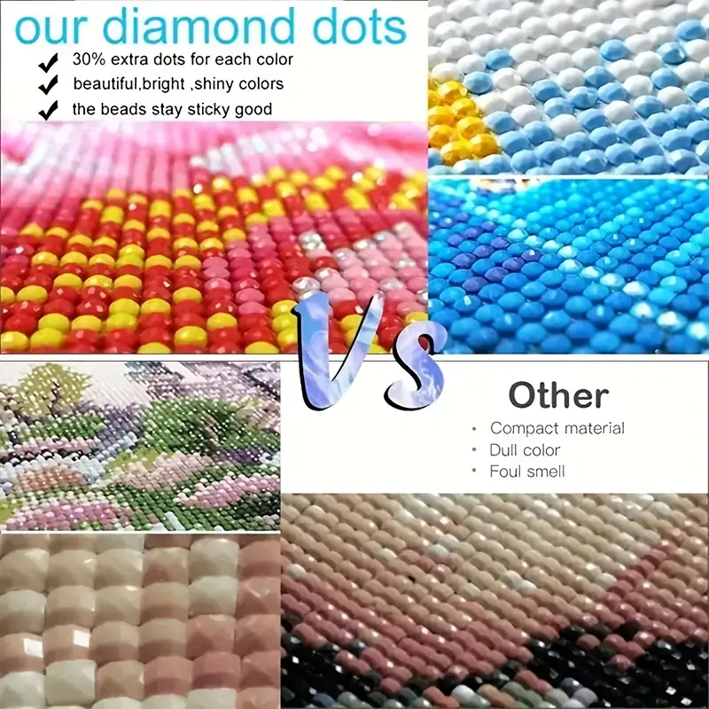 5D Diamond Painting Set, Color - огляд і ціна Embroidery H&M