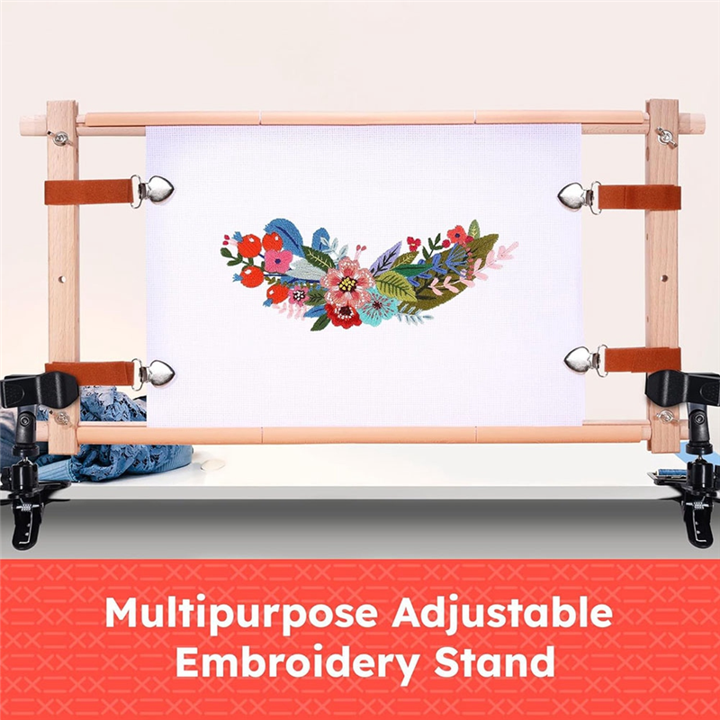 A26F-Rotating Wooden Crossstit - огляд і ціна Embroidery Hoop Stand