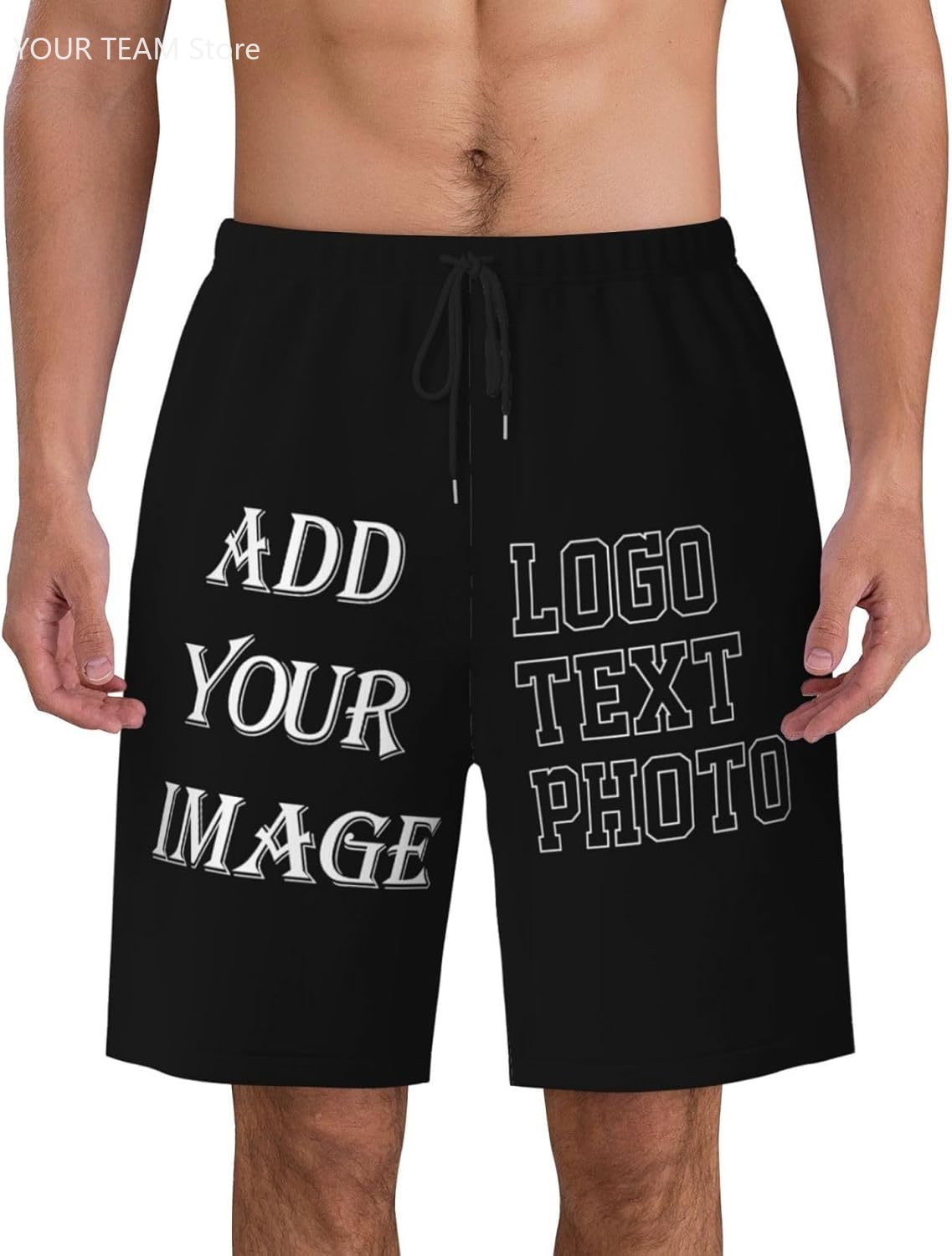 Custom Shorts for Men Design Y - огляд і ціна Embroidery Design Logo