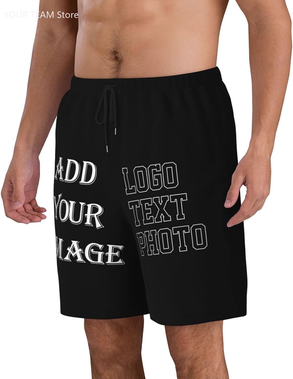 Custom Shorts for Men Design Y - огляд і ціна Embroidery Design Logo